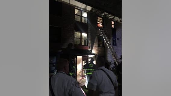 Woman hurt in Wentworth Gardens fire