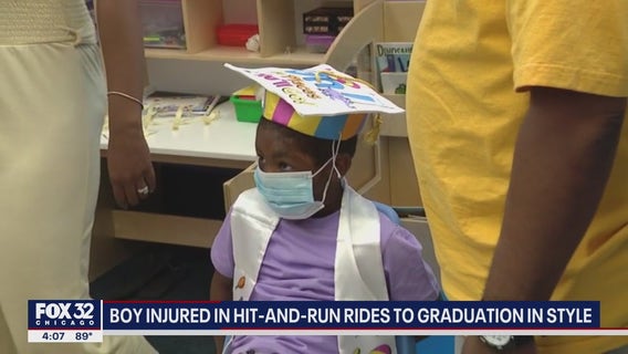 Chicago boy struck by vehicle still attends preschool graduation