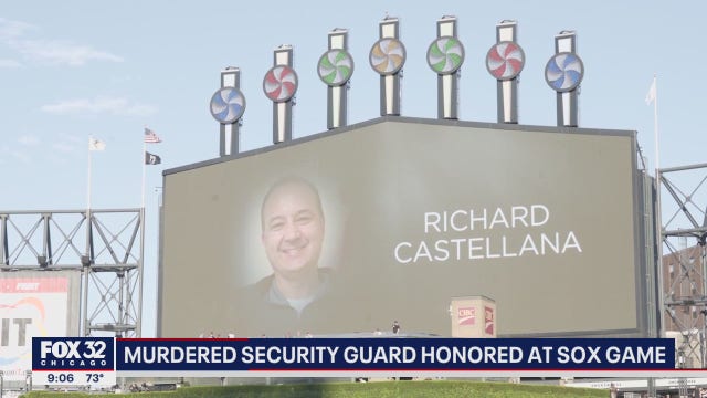 Security guard killed during Gary bank robbery honored at White Sox game