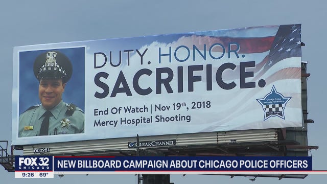 Chicago police launch new billboard campaign about officers