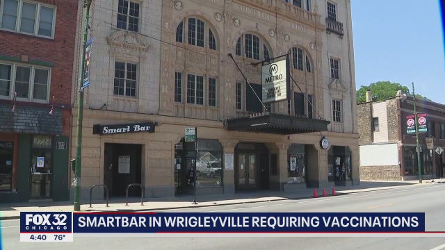 Chicago's Smartbar reopening, requiring patrons to be vaccinated
