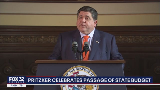 Pritzker celebrates passage of state budget as critics pounce