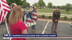 Naperville soldier welcomed home from Korea