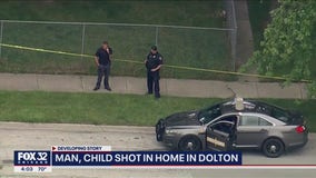 Man, 6-year-old boy shot outside home in Dolton