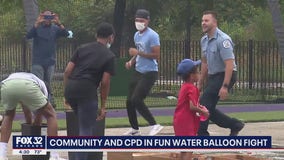 West Side water balloon fight brings together Chicago cops, community