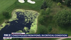 Child in critical condition after being pulled from pond in Lake in the Hills
