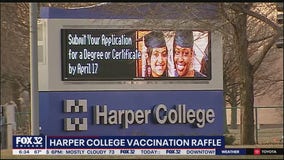 Harper College raffling off 10 year-long scholarships for vaccinated students