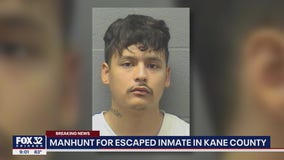 Kane County police searching for inmate who escaped during transport