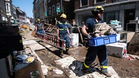 Europe flooding: Death toll reaches 180; Merkel tours aftermath