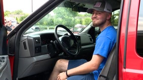 Suburban teenager gets late grandfather's truck refurbished, thanks to Make-a-Wish