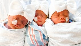 Oklahoma couple welcomes rare identical triplets