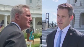 Republican leader Kevin McCarthy refers to Illinois Congressman Kinzinger as a 'Pelosi Republican'