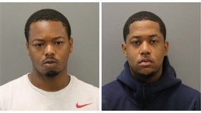Two men arrested on gun charges after expressway chase