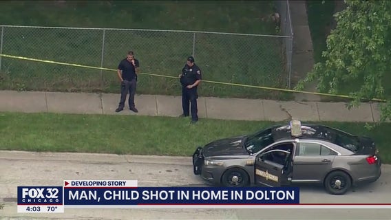 Man, 6-year-old boy shot outside home in Dolton
