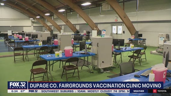DuPage County Fairgrounds vaccination clinic relocating to Wheaton