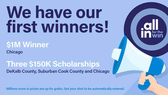 First winners of Illinois' vaccine lottery announced, including $1M cash prize winner