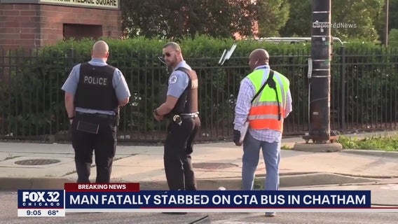 Man, 67, stabbed to death while on CTA bus near Chatham: police