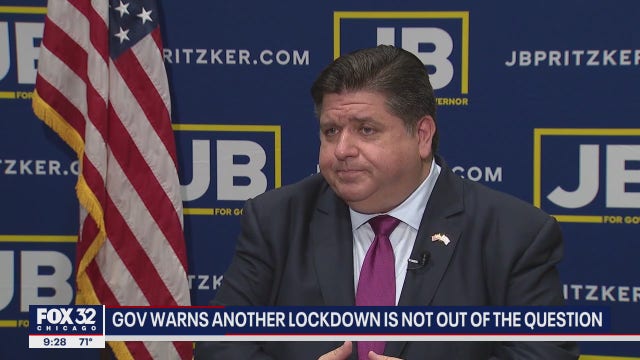 Pritzker warns another lockdown in Illinois is not out of the question
