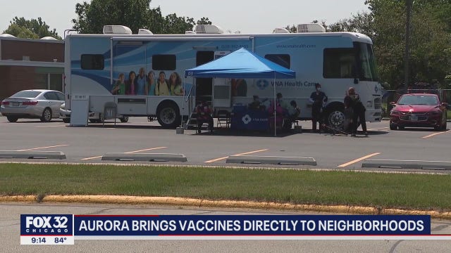 Aurora takes to the streets to provide residents with vaccines