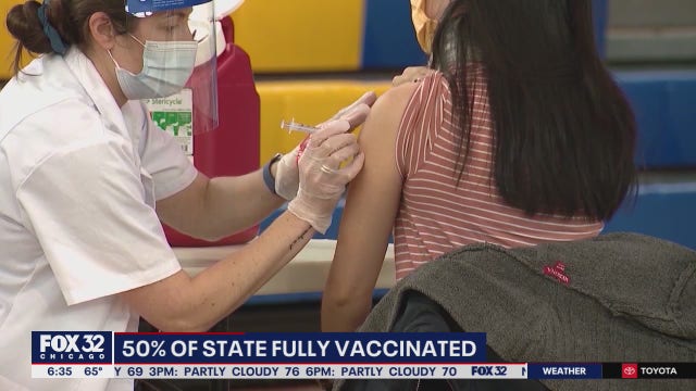 Illinois reaches milestone with 50% of residents now fully vaccinated