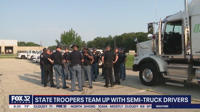 'Trooper in Trucks' program aims to curb reckless drivers in Indiana