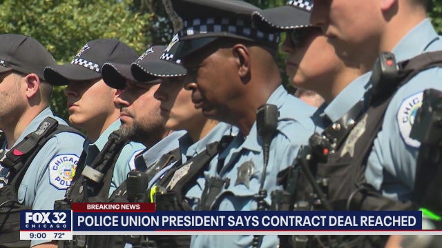 Chicago police union president says contract deal reached, Lightfoot denies that