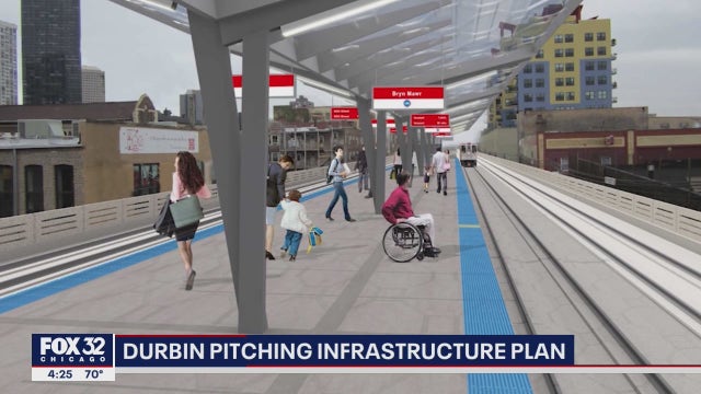 Illinois Senator Durbin pitches infrastructure plan: 'big plus for our state'