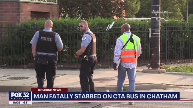 Man, 67, stabbed to death while on CTA bus near Chatham: police