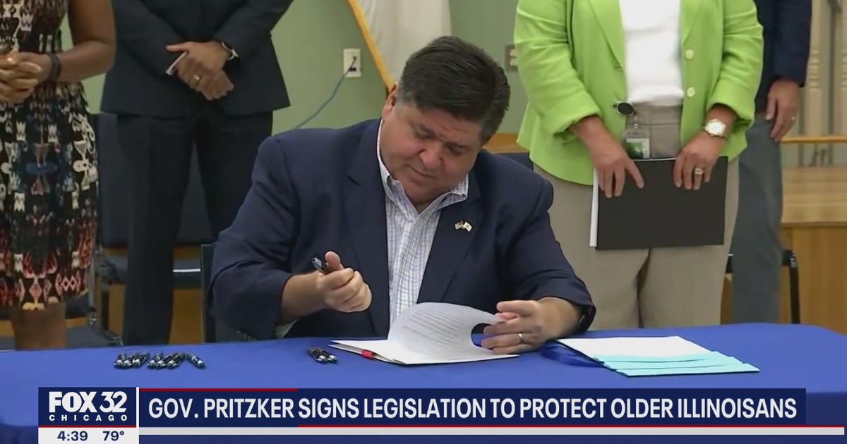 Pritzker signs bill to help protect older Illinoisans | FOX 32 Chicago