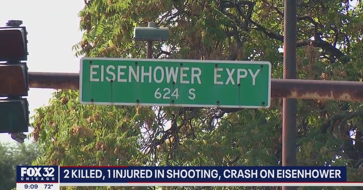 Two men killed in Eisenhower Expressway shooting and crash | FOX 32 Chicago