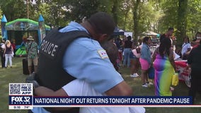 National Night Out events return to Chicago area after being nixed by COVID