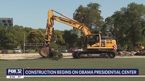 Construction on Obama Center begins in Chicago after delays