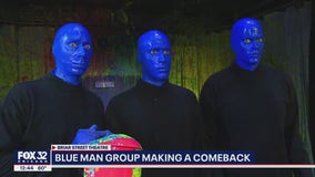 Blue Man Group returns to Chicago for the first time since the pandemic