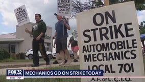 Chicago-area mechanics go on strike Monday, affecting 50+ dealerships