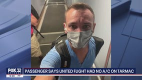 Illinois man says United flight had no A/C on tarmac, pilot passed out