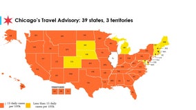 Chicago adds 8 states to COVID-19 travel advisory