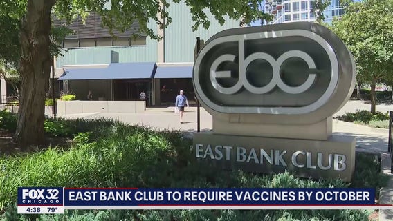 Chicago fitness club East Bank mandating vaccines for members, staff