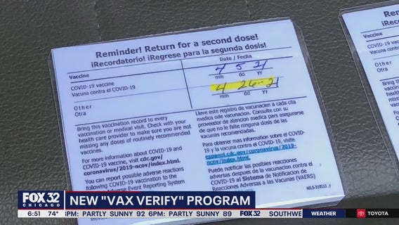 'Vax Verify' program to allow Illinois residents to check their vaccination records