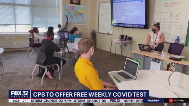 Chicago Public Schools to offer free weekly COVID tests for students, staff