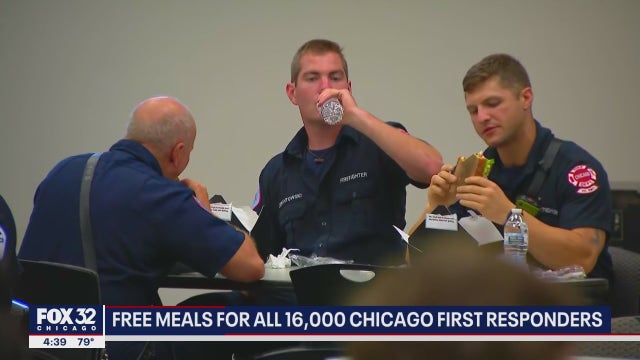 Free meals this week for Chicago first responders