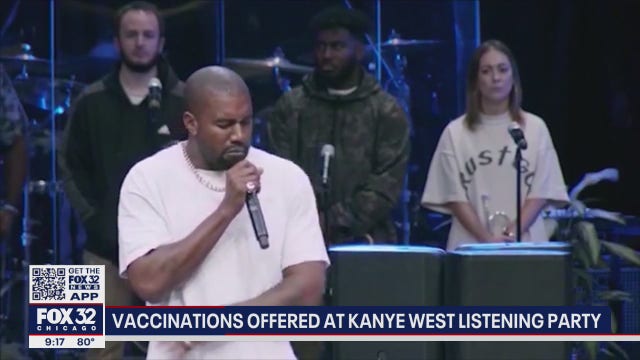 Vaccinations offered at Soldier Field for Kanye West listening party
