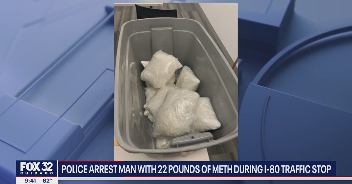 California man busted with 22 pounds of meth in Illinois: police | FOX ...