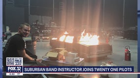 Lemont school band instructor joins Twenty One Pilots' special effects team