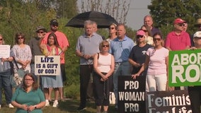 Texas abortion law focus of protests and politicians at Aurora Planned Parenthood