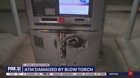 Burglar tries to break into ATM in Chicago with a blowtorch