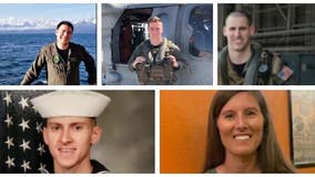 US Navy IDs 5 sailors killed in helicopter crash near San Diego