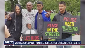 Wu-Tang Clan foundation helps cleanup Chicago streets