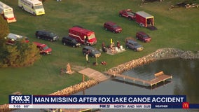 Schaumburg man, 30, found dead after falling off canoe in Fox Lake