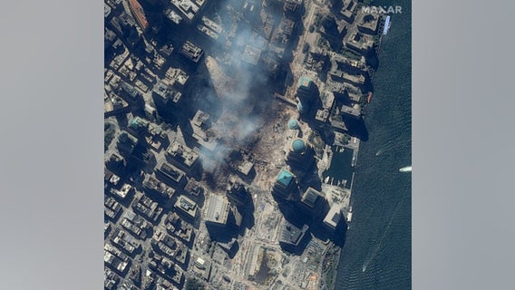 9/11 sites: Original satellite images show aftermath of terrorist attacks