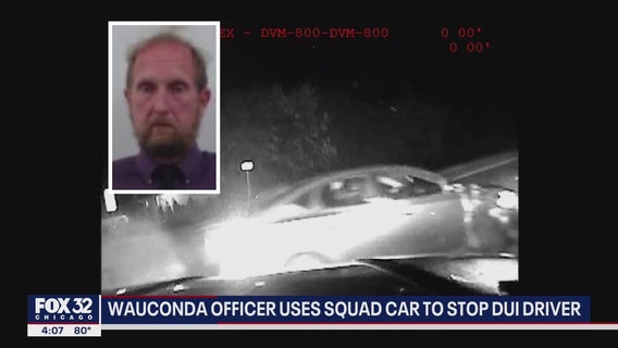 Video shows Wauconda officer using squad car to stop DUI suspect